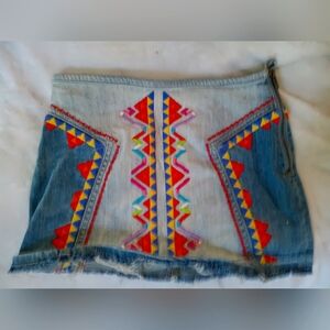 FreePeople denim skirt